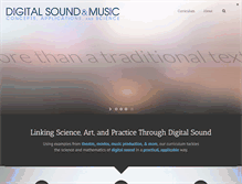 Tablet Screenshot of digitalsoundandmusic.com